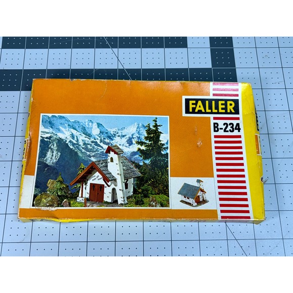 Faller Other - Faller B-234 HO Scale Village Chapel Mountain Church Model Kit West Germany